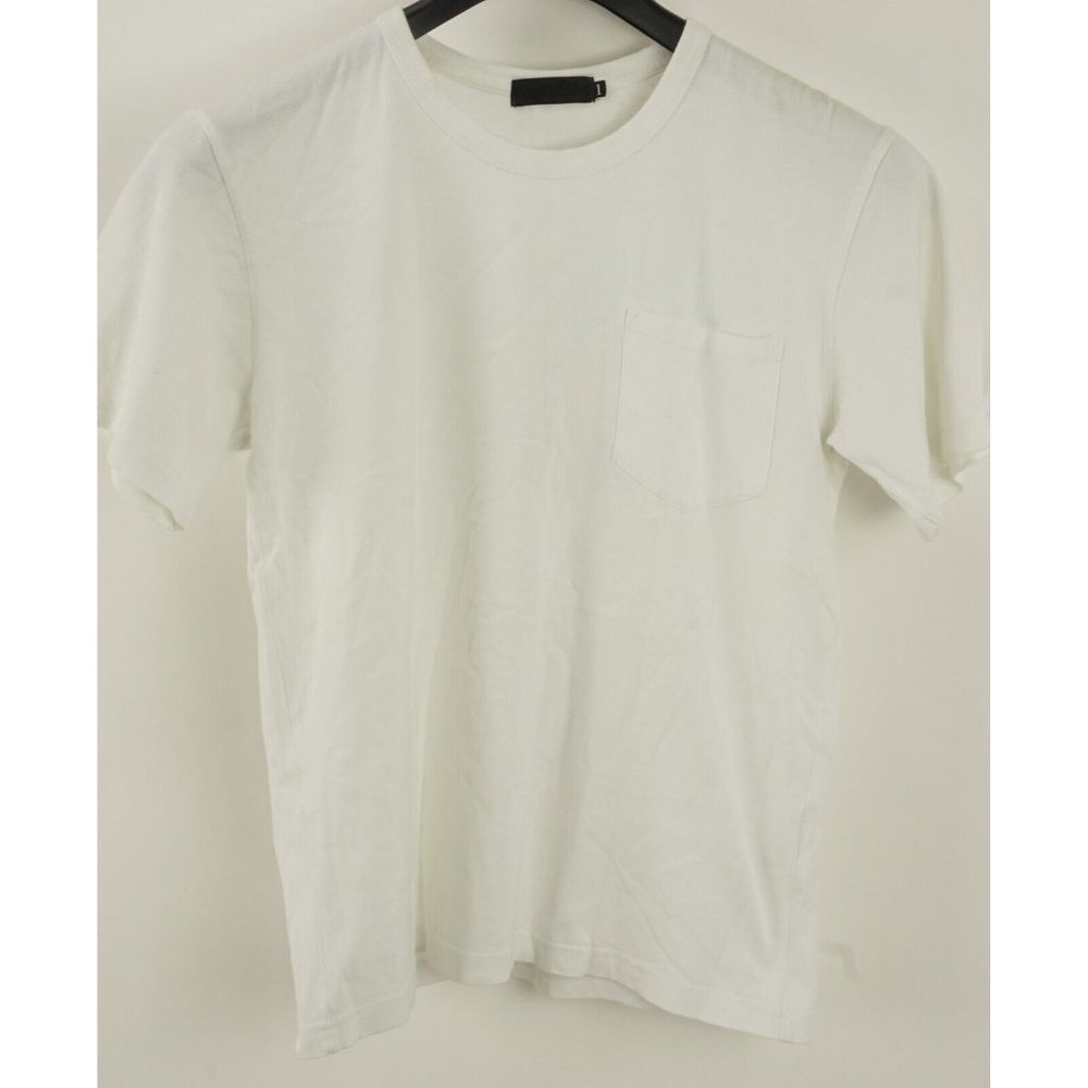 Original Fake Women's Large Short Sleeve White Graphic Logo OF Crew T-Shirt